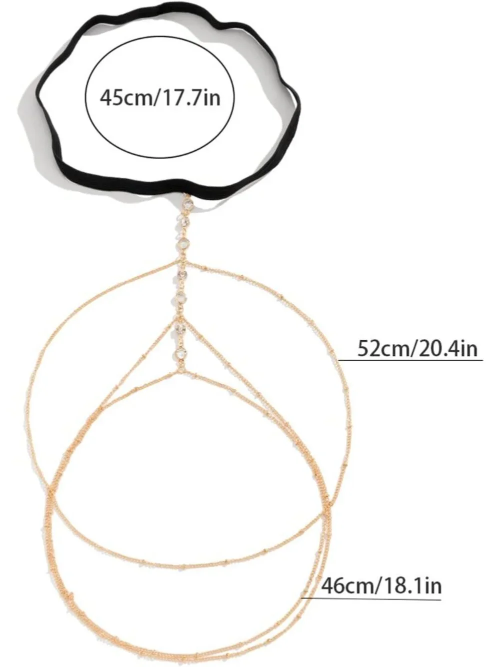 Sexy Beach Multi-layer Leg Chain Jewelry - Elasticity Thigh Leg Chain for Women
